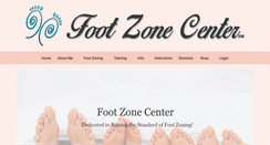 Desktop Screenshot of footzonecenter.com